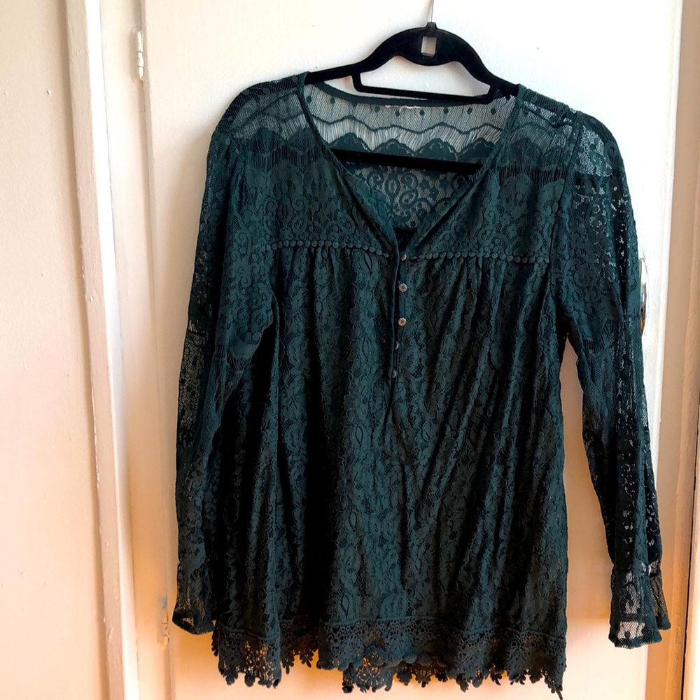 Target Lace see through top